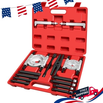 Bearing Puller and Splitter Set, 14-Piece Heavy Duty Pinion Wheel Removal Hub — 第 1/4 张图片