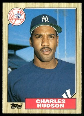 Charles Hudson 1987 Topps Traded New York Yankees #50T Near Mint or Better - Image 1 of 2