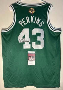 Von Kendrick Perkins signiertes Boston Celtics Trikot 2008 NBA Finals Patch JSA COA - Bild 1 von 6