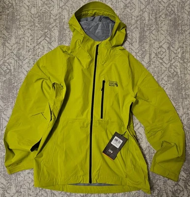 Jaqueta de chuva Mountain Hardwear masculina stretch ozonic 2,5L LT VERDE M - Imagem 1 de 4