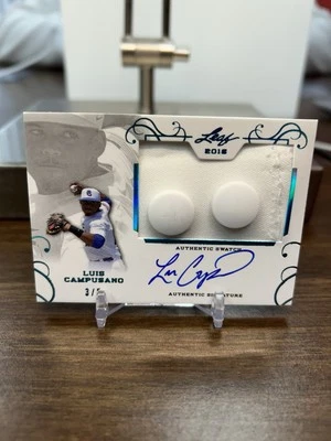 Leaf 2016 Luis Campusano /5 Patch Auto RARE SSP - Image 1 of 2