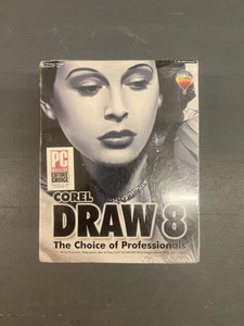 Corel Draw 8 The Choice Of Professionals Photo Paint 8, 3 Disc Set NEW & SEALED - Picture 1 of 5