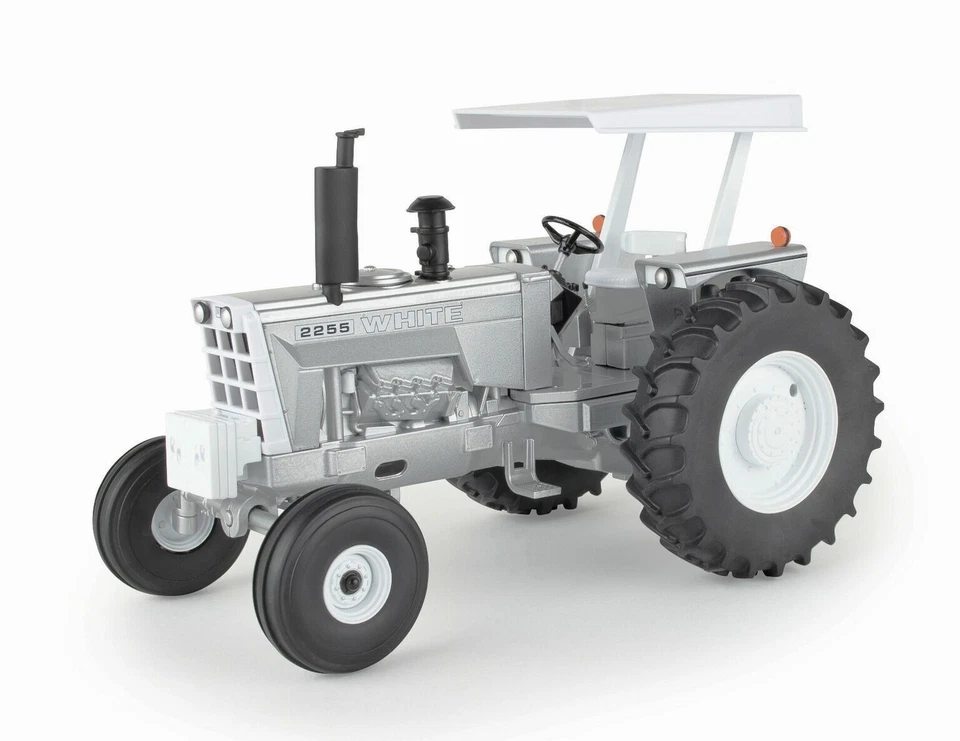 SILVER CHASE 1/16 White 2255 2WD Tractor with Canopy Ertl Prestige Collection - Image 1 of 1
