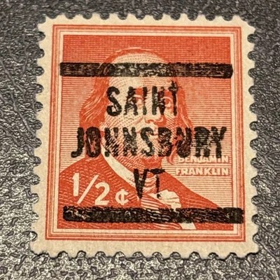 JUMBO SAINT JOHNSBURY DE COLECCIÓN PRECANCELADO TIPO 580 SC 1030 PBB Foto 1 de 2