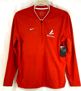 Nike Dri-Fit Mens L Half-Zip Long Sleeve Coach Shirt Jacket Track Top NEW - Picture 1 of 10