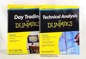 DAY TRADING FOR DUMMIES, TECHNICAL ANALYSIS FOR DUMMIES ~ Set of 2 PKs NEW ~ - Picture 1 of 6
