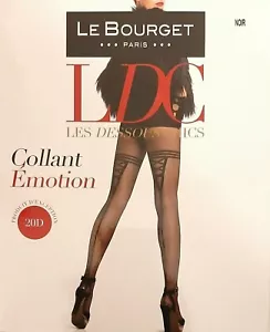 Collant Taille 2 - 20 Deniers Le Bourget Collant Émotion Noir - Foto 1 di 4