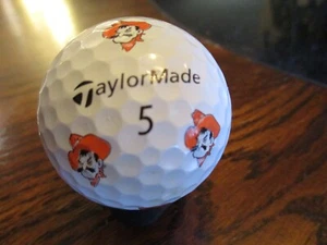 PISTOLA PETE LOGO PELOTA DE GOLF INDIVIDUAL EDICIÓN LIMITADA OKLAHOMA STATE OSU TaylorMade - Imagen 1 de 2
