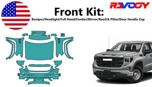 For GMC Sierra 1500 Pro SLE 2022-2025 Front Paint Protection Film PreCut Kit PPF - Picture 1 of 7