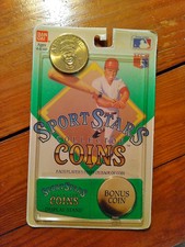 1990 Bandai Sport Stars Collector Coins #1200 - Alvin Davis - Brand New