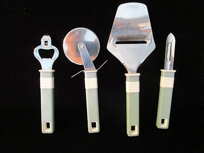 UTENSILIOS DE FÁCIL AGARRE abrelatas, cortador de pizza, cortador de queso, pelador de patatas Foto 1 de 4