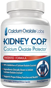 Kidney COP Calcium Oxalate Protector 120 Capsules Patented Kidney Support - Picture 1 of 12