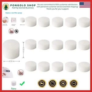 15 filtros compresores redondos inodoros - Fácil reemplazo para calidad de aire limpio - Imagen 1 de 7