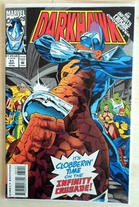 Casi nuevo 9.2 Infinity Crusade #31 1993 primera impresión Darkhawk en bolsa Marvel Comic - Imagen 1 de 1