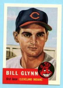 1953 Topps Archives #171 Bill Glynn - Cleveland Indians - Picture 1 of 1