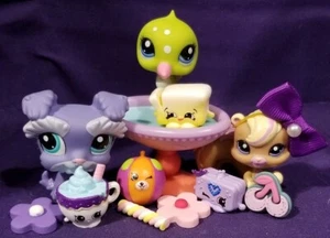 Littlest Pet Shop #1927 écureuil #1928 Dog Schnauzer #1929 Bird Sunshine Promenade - Photo 1/11