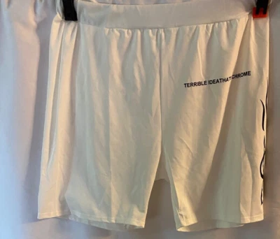 Pantalones Cortos Deportivos Atléticos 3XL Blanco Llama Para Hombre Gimnasio Foto 1 de 4
