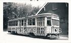 B&W Foto SLPS #803 Straßenbahn St. Louis öffentlicher Dienst MO 1940er Jahre Park