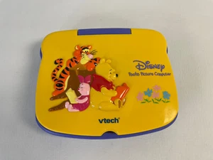 VTech Disney POOH'S PICTURE COMPUTER No Slides Works! - Picture 1 of 6