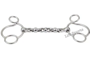 Horse Waterford Universal Snaffle Bit Mouthpiece 3 Ring 2 Gag Jumping Shows New - Picture 1 of 4