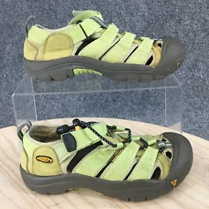 Keen Sandals Youth 1 Fisherman Sport Hiking 1006560 Green Fabric Flat Waterproof - Picture 1 of 11