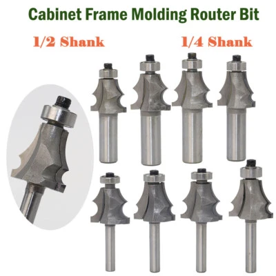 Fräser Oberfräser mit 1/2'' 1/4'' Schaft für Oberfräse Fräsersatz Neu DE - Bild 1 von 4