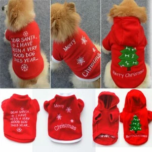 Cappotto giacca cane caldo animale domestico vestiti cucciolo maglione invernale camicia abbigliamento natalizio - Foto 1 di 14