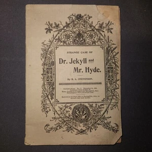 Antique 1894 Story Of Dr Jekyll And Mr Hyde Book Sunlight Series R L Stevenson - Picture 1 of 8