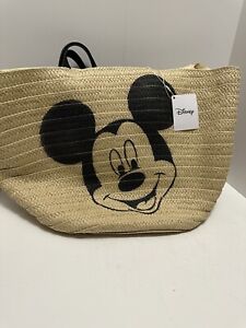 Disney Mickey Mouse Straw beach bag