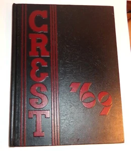 Antiguo anuario vintage 1969 North Manchester Indiana High School Crest 120 páginas - Imagen 1 de 10