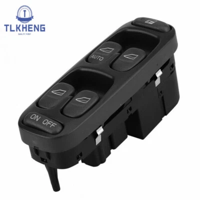 Interruptor maestro de ventana eléctrica delantero izquierdo lado del conductor 8638452 para Volvo S70 V70 98-20 Foto 1 de 3