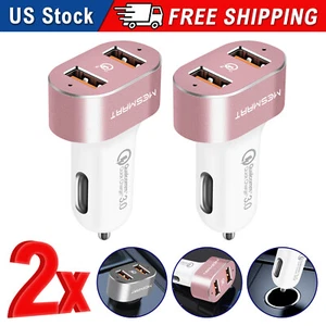 USB C Car Charger Fast Charging Phone Charger Dual Port For Samsung Fold6 Flip6 - Picture 1 of 30