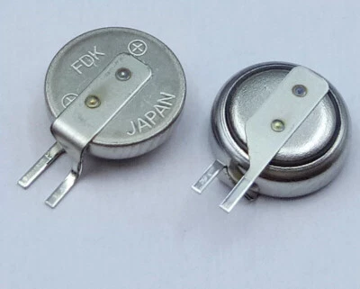 2pcs For FDK ML621 Fujitsu Rechargeable 3V CMOS Backup Battery replace SII MS621 - Image 1 of 4