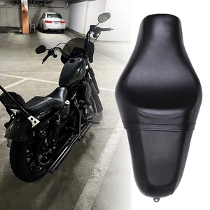 For Harley Sportster XL 883 1200 Custom Motorcycle Driver Passenger Two Up Seat - Picture 1 of 11