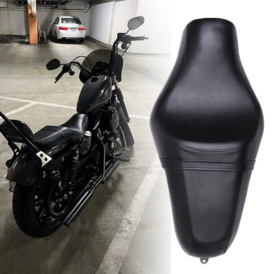 For Harley Sportster XL 883 1200 Custom Motorcycle Driver Passenger Two Up Seat - Imagem 1 de 4