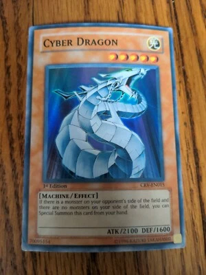 Yu-Gi-Oh! CYBER DRAGON CRV-EN015 1ST SUPER RARE Free Ship MP - Image 1 of 4