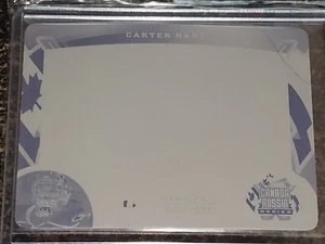 2015-16 Heroes & Prospects CARTER HART YELLOW Printing PLATE 1/1! #CRP-03 WOW! - Picture 1 of 2