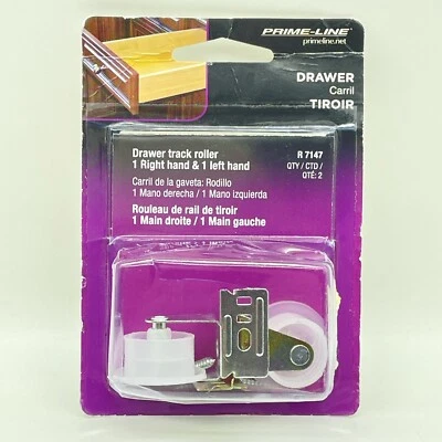 Juego de rodillos de oruga de cajón Prime-Line - izquierda y derecha - R7142 Foto 1 de 4