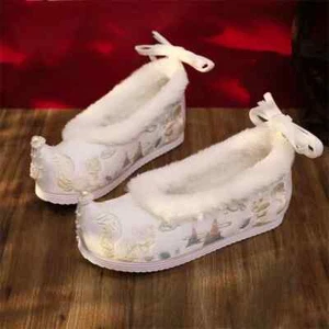 Zapatos bordados para mujer estilo étnico ropa de calle estilo chino Harajuku Hanfu - Imagen 1 de 22
