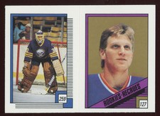 1988-89 O-Pee-Chee Stickers Brett Hull Tom Barrasso #127 Rookie RC ID: 17340