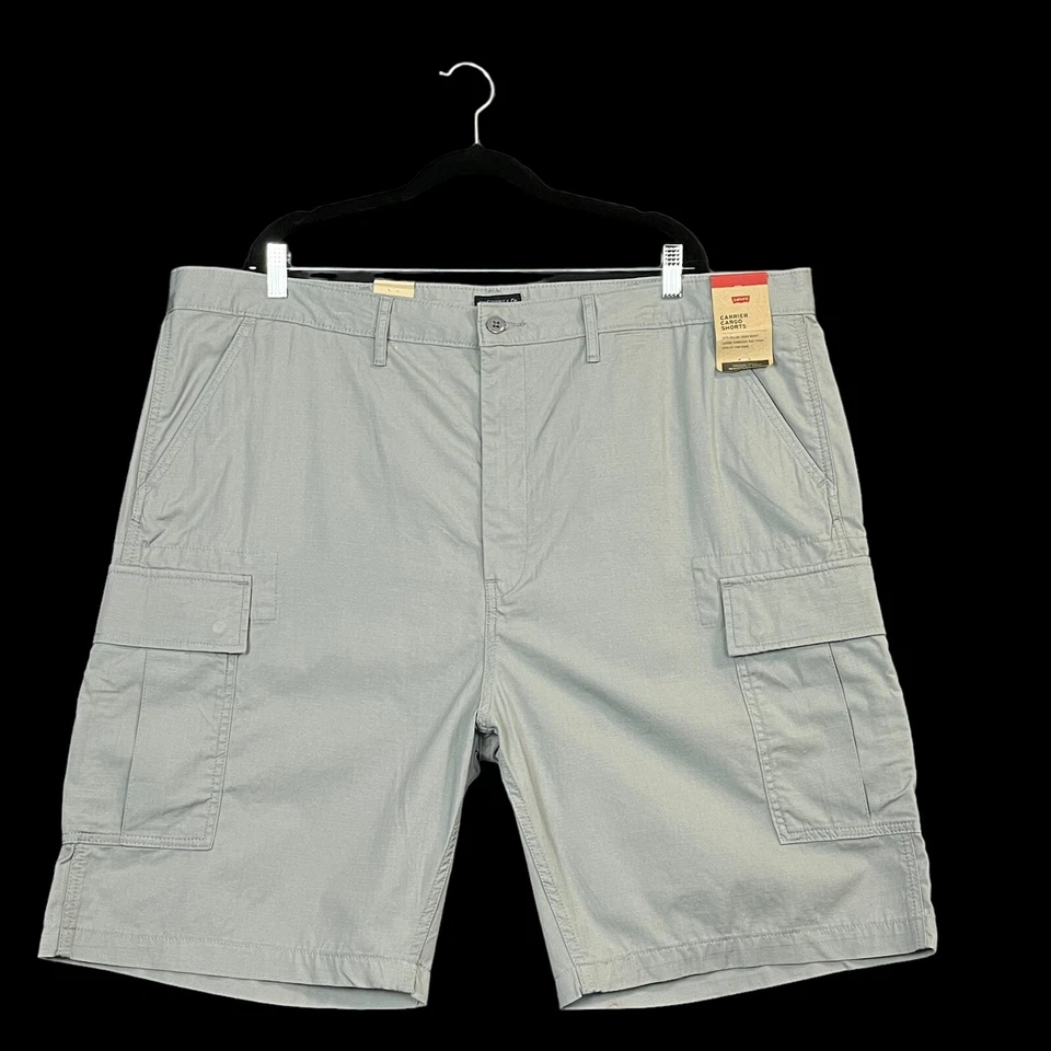 Levi's Men's Regular Carrier Cargo Short Monument Ripstop 44