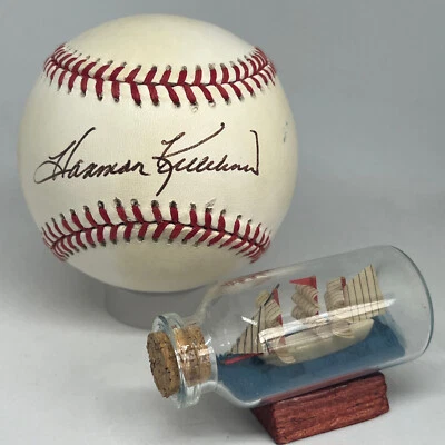 Harmon Killebrew signed Rawlings OAL Baseball JSA COA Twins HOF Auto A3662 - Image 1 of 3