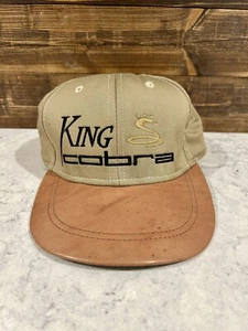 Vintage King Cobra Mütze Kappe Erwachsene Einheitsgröße Strapback Lederband & Rechnung 90er - Bild 1 von 5