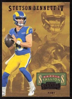 2023 Contenders Rookie Stallions Bronze Stetson Bennett IV #4 Rams - Image 1 of 2