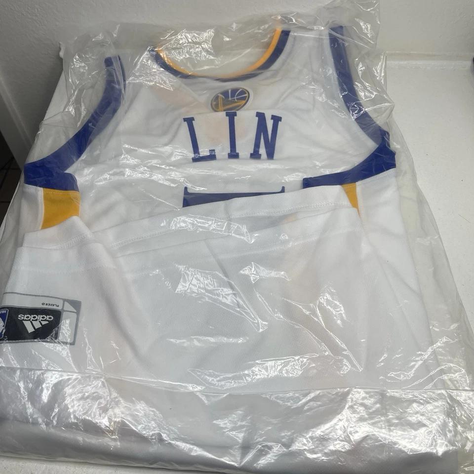 NUEVO Jeremy Lin Golden State Warriors Adidas Swingman NOVATO MEDIO SELLADO NBA Foto 1 de 4