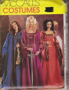 306 MCCALL'S COSTUMES MISSES' MEDIEVAL COSTUMES SZ 6-12 - Picture 1 of 1