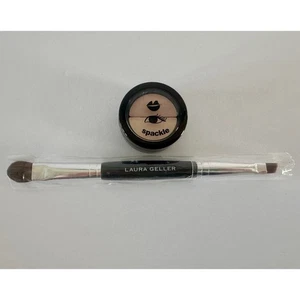 Laura Geller Lippen- und Augenspachtel 0,16 Oz. Make-up-Duo mit Pinsel NEU - Bild 1 von 4