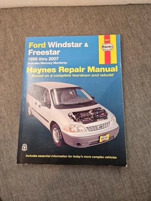 Ford Windstar & Freestar inclui Mercury Monterey Haynes manual de reparo 1995 ++ - Imagem 1 de 4