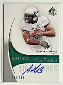 LeGarrette Blount AUTO #/599 SP Authentic 2010 True Rookie Autograph Oregon Duck - Picture 1 of 2