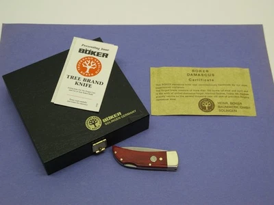 "MARCA BOKER TREE... DAMASCO... Hoja única de 2""... Manfred Sachse... Nuevo en caja de madera" Foto 1 de 4